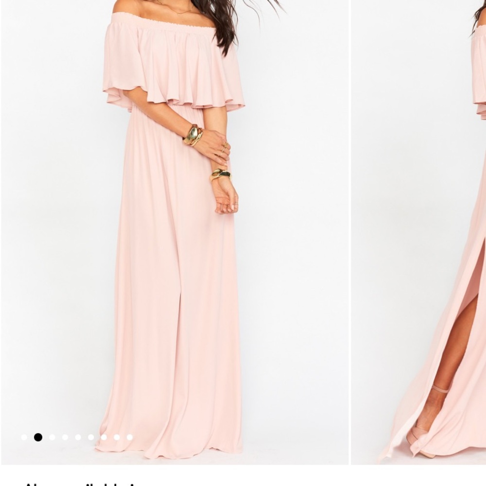 Show me your mumu dusty blush Hacienda Maxi Dress